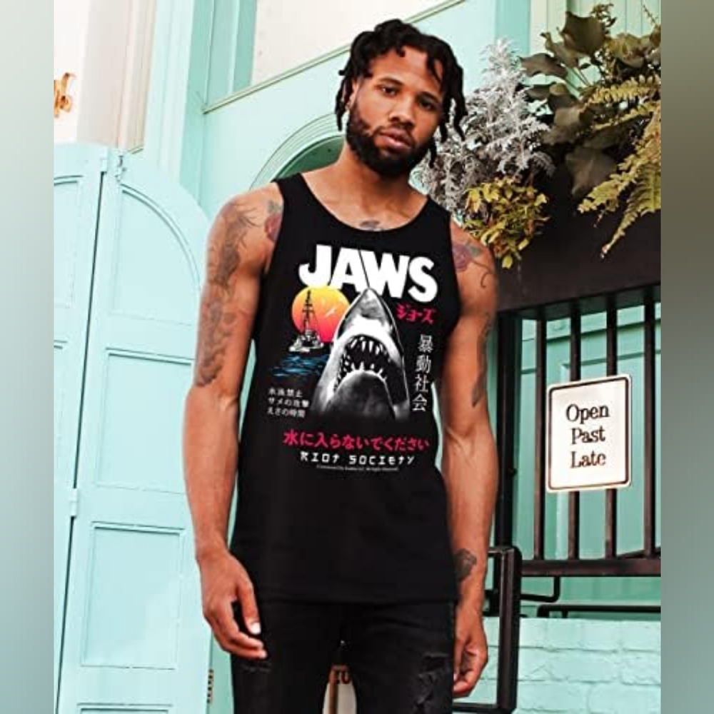 Jaws sleeveless shirt tank top